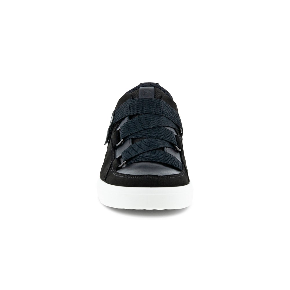 ECCO Womens Sneakers Black - Soft 7 Wedge - CBN-083657